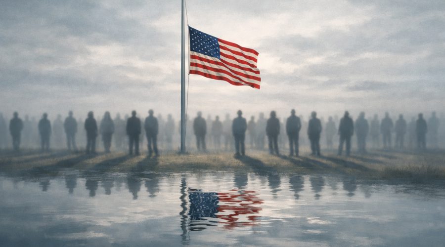 American flag reflection grows more personal as patriotism feels less simple
