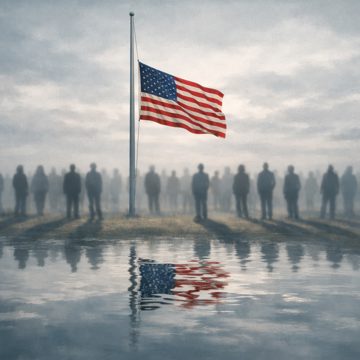 American flag reflection grows more personal as patriotism feels less simple