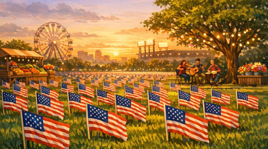 2026 Memorial Day events fill city calendars with flag gardens, festivals, and family outings