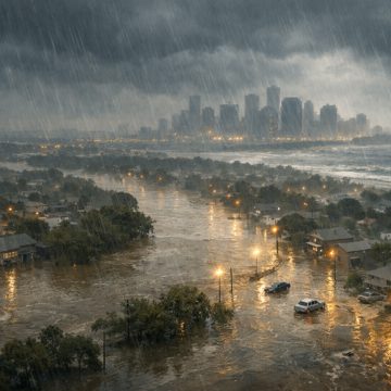 Houston weather turns stormy as Tropical Storm Arthur brings flood risk to the Texas coast
