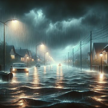 Flash Flood Warning Issued as Rainfall Threatens Sudden Street and Stream Rise