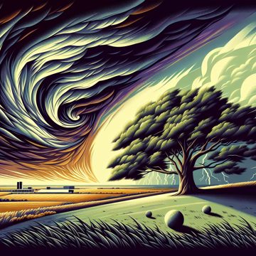 Louisville weather turns severe as storms spread toward Nashville and DFW, while a UK weather meme adds comic relief