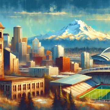 Seattle weather sets the stage for game day views, Mariners chatter, and a rugby match thread