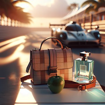 Tommy Hilfiger spotlights Manon Meret as fragrance, belt, and bag interest builds